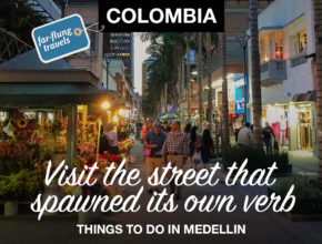 Calle Junin, a pedestrian passage in downtown Medellin, inspired its own verb